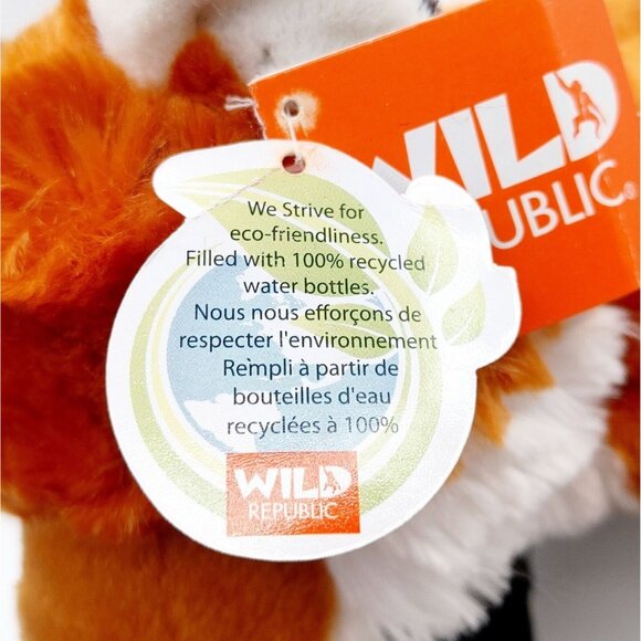 Wild Republic Red Fox Plush 11” Sitting Realistic Stuffed Animal Toy Woodland - Picture 6 of 6